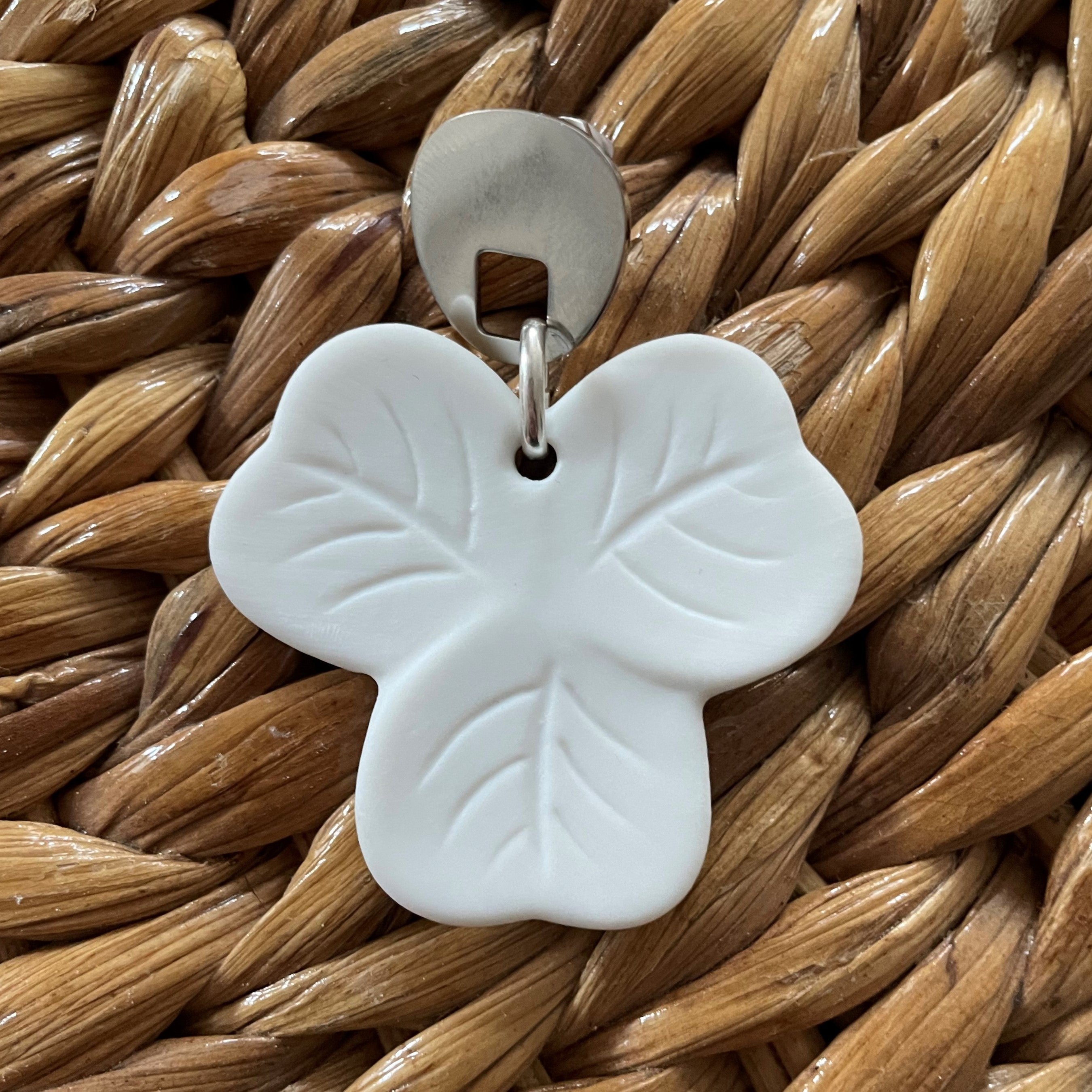 BOUCLES D'OREILLES - Collection modulaires - Biscuit