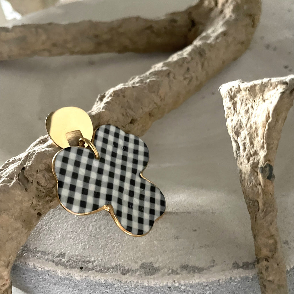 BOUCLES D'OREILLES - Collection modulaires - VICHY