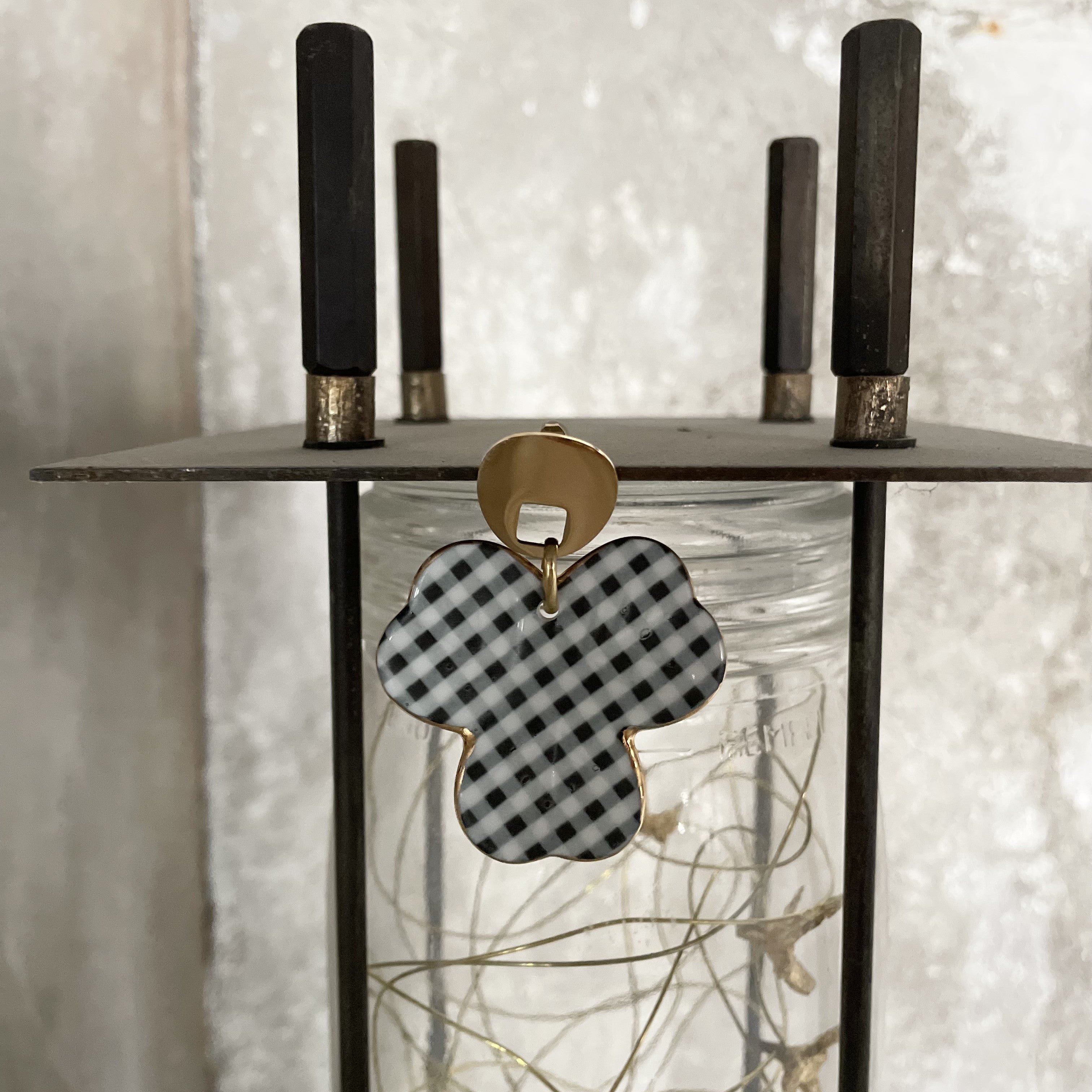 BOUCLES D'OREILLES - Collection modulaires - VICHY