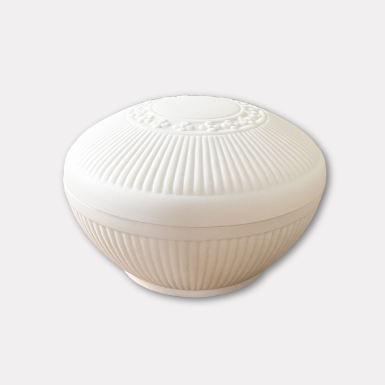 Boîte ronde KIKI2° - Porcelaine de Limoges