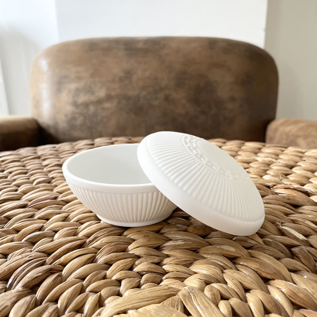 Boîte ronde KIKI2° - Porcelaine de Limoges