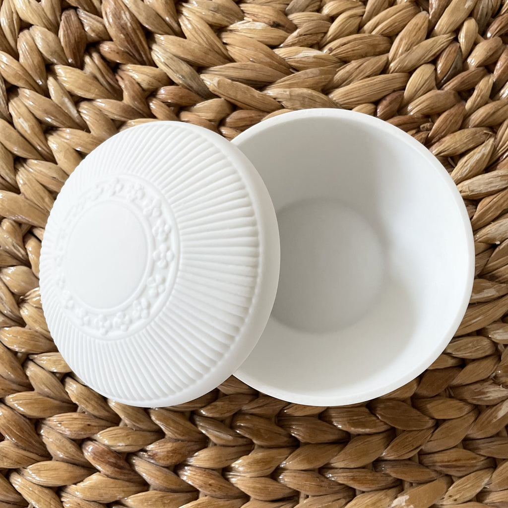 Boîte ronde KIKI2° - Porcelaine de Limoges