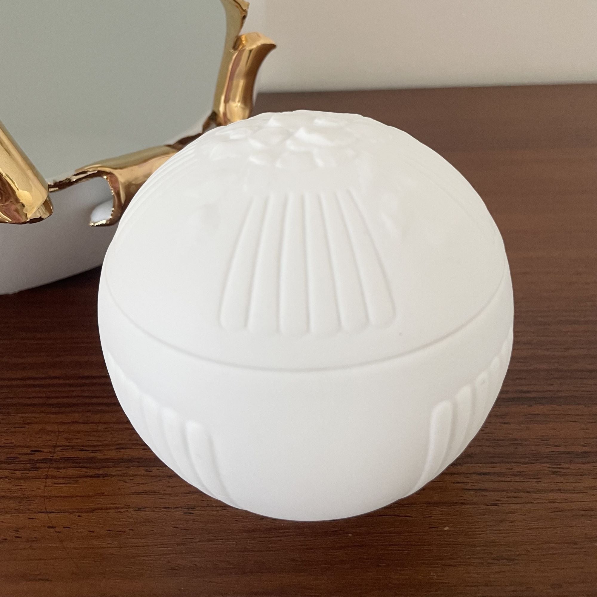 Boîte ronde KIKI1° - Porcelaine de Limoges