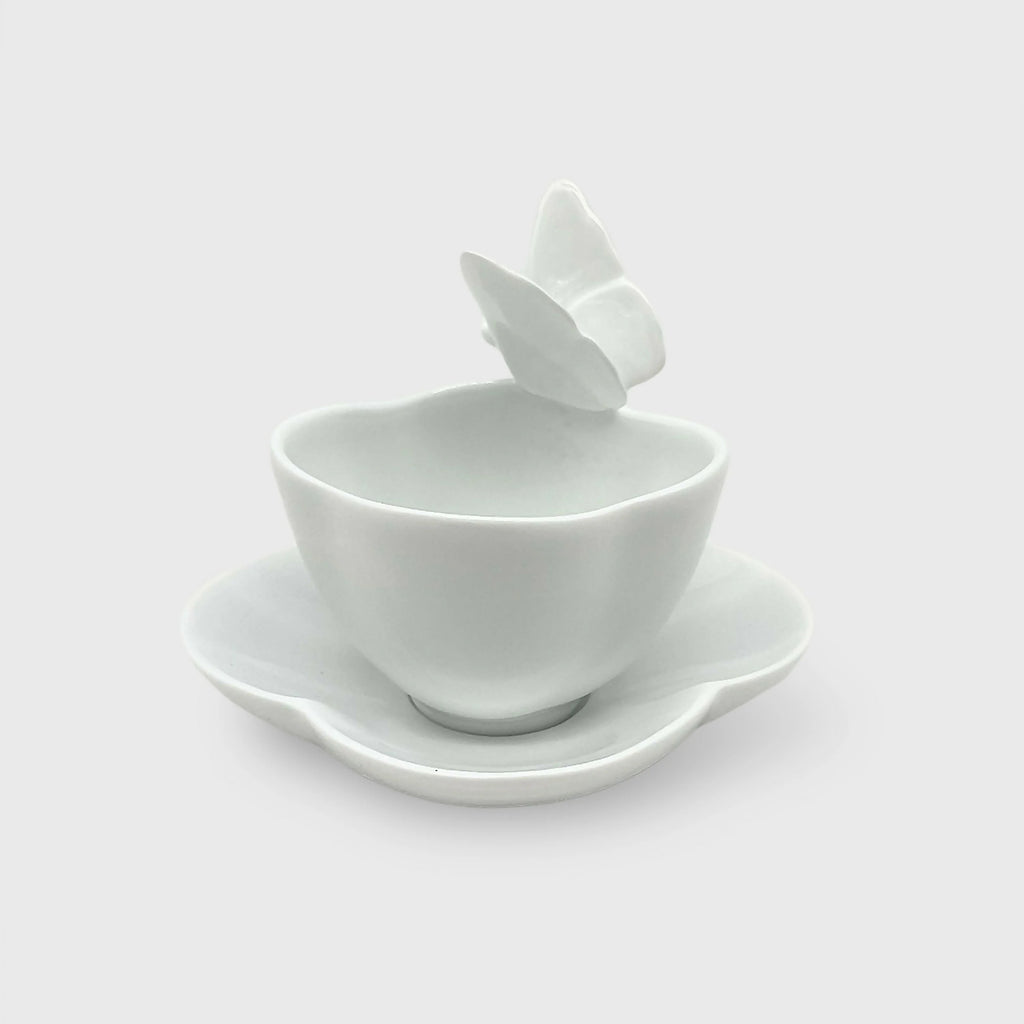 Tasse à café et soucoupe - Collection Olga - Porcelaine de Limoges