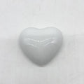 Coeur Galet Biscuit - Porcelaine de Limoges